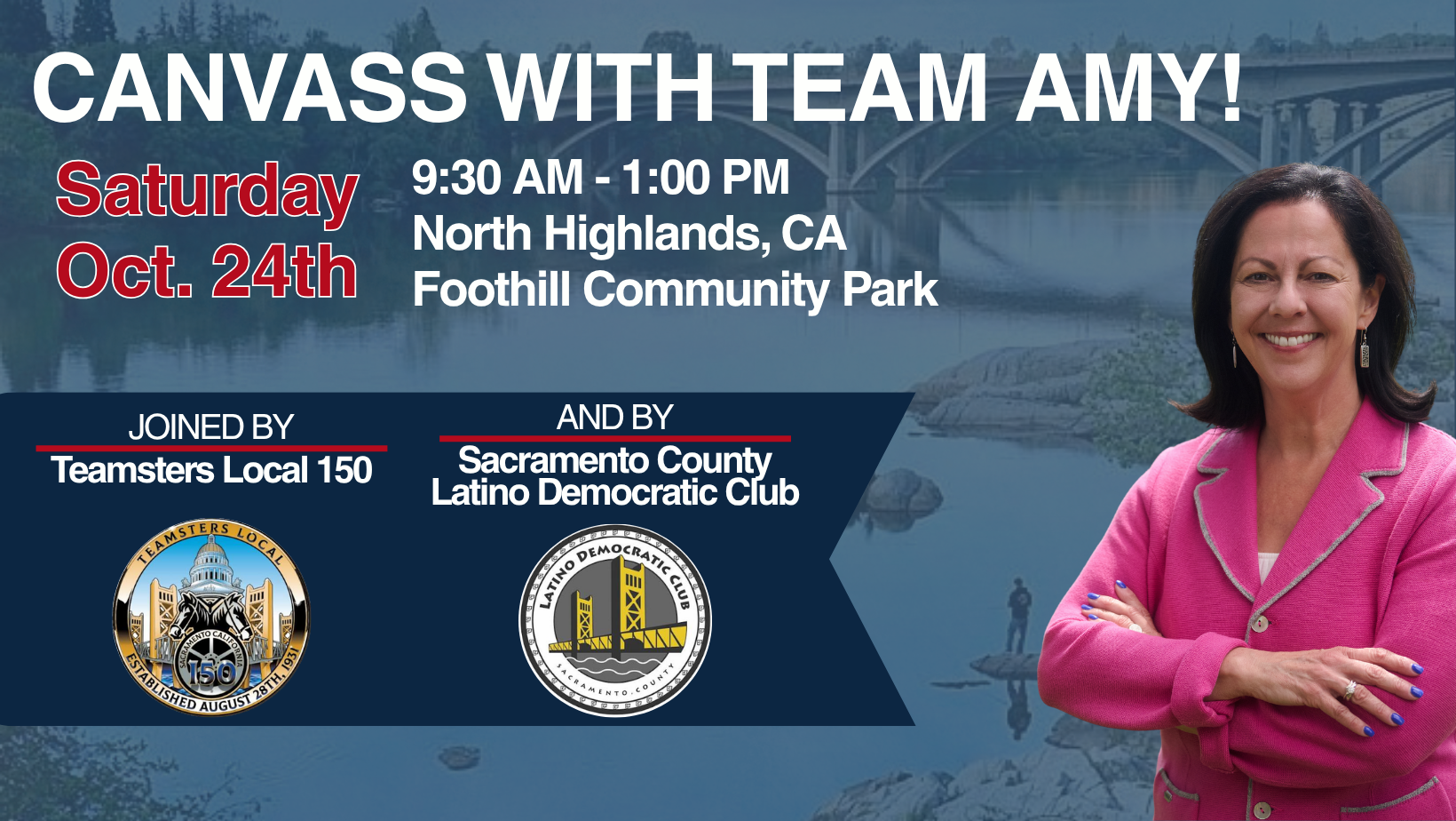 #TeamAmy Canvass with Teamsters Local 150 and LDC! image