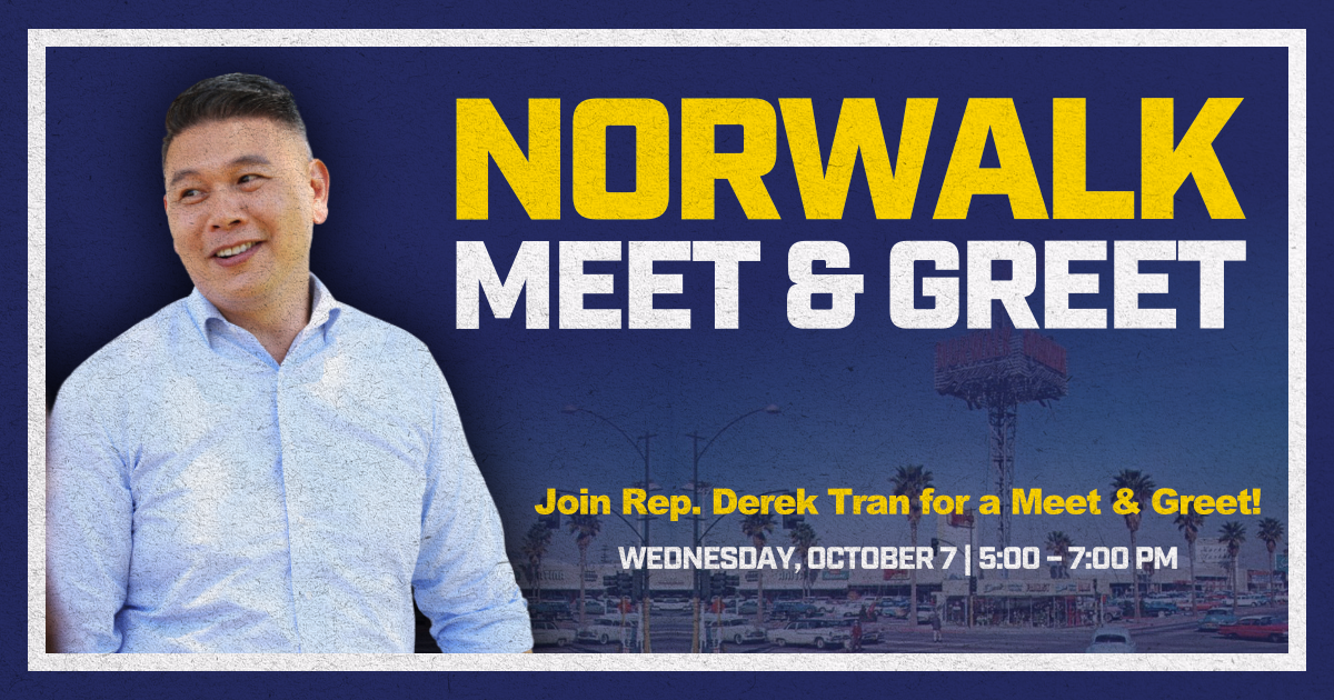 Norwalk Meet and Greet with Congressman Derek Tran! image