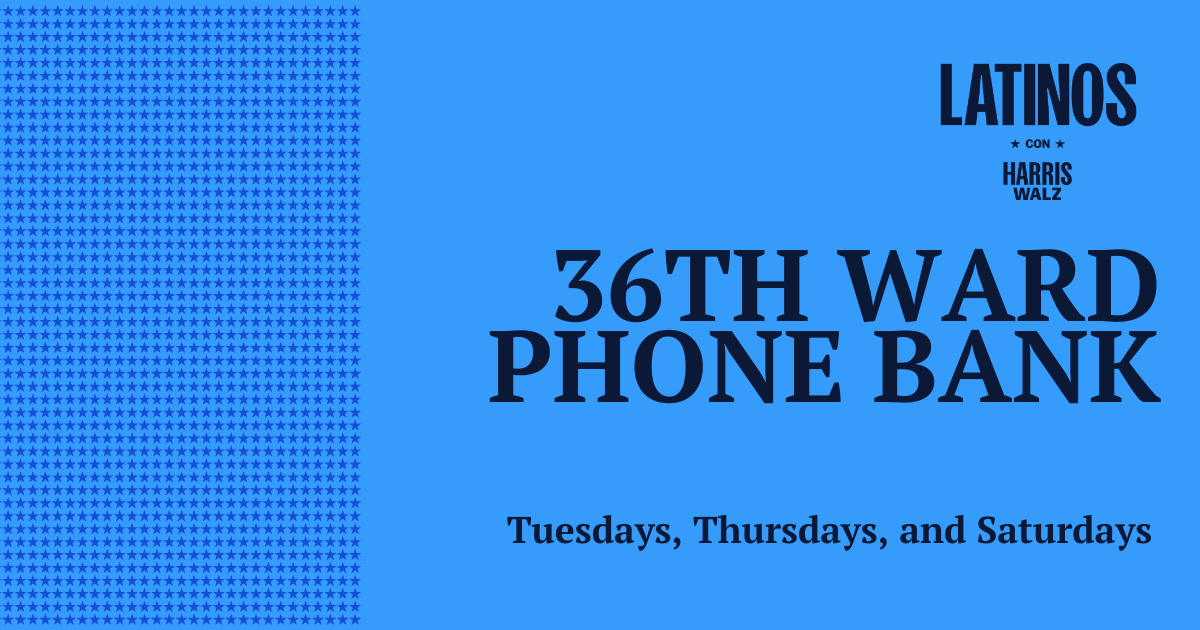 Join us for an in-person phone bank to speak to voters in English and Spanish across the country. We will make bilingual calls, focusing on priority states nationwide! The training will be held in person, and we will be available to answer any questions you have during the event.

There is so much at stake this election. Your participation is vital to ensure we elect Democrats up and down the ballot.