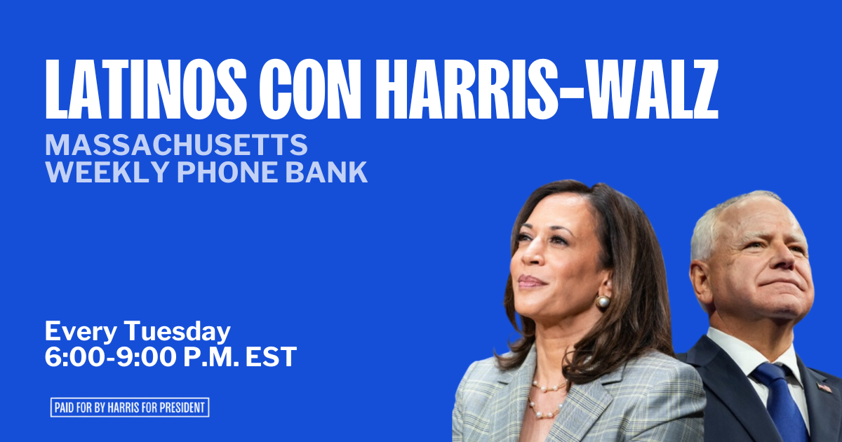 Join us for a virtual phone bank to speak to voters in English and Spanish across the country. We will make bilingual calls, focusing on priority states nationwide! Virtual training sessions will be held on Zoom, and we will be available to answer any questions you have during the call. 

There is so much at stake this election. Your participation is vital to ensure we elect Democrats up and down the ballot.