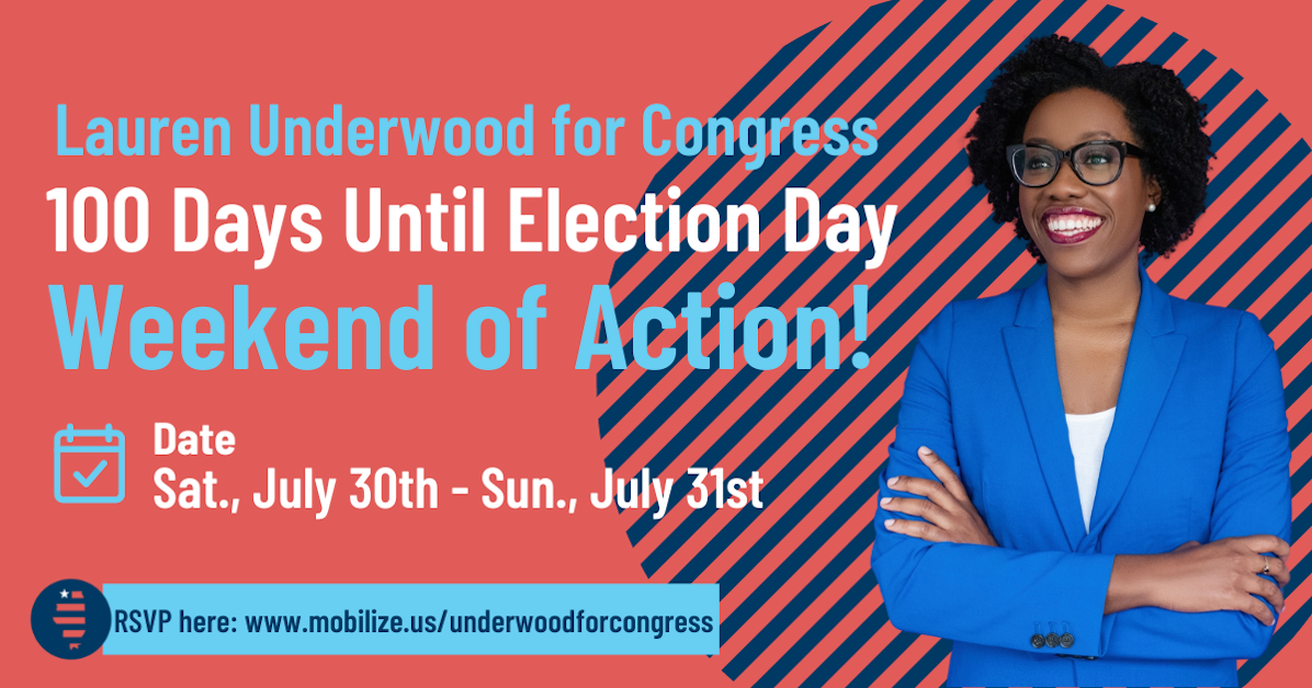 100 Days Until the Election: DeKalb Weekend of Action! · Lauren ...