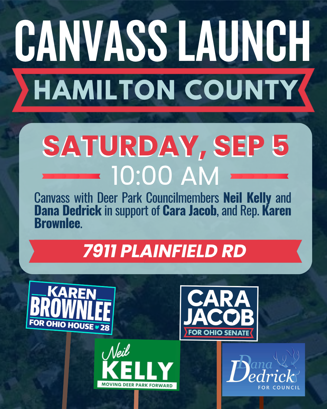 Brownlee/Jacob/Kelly/Dedrick Canvass Launch