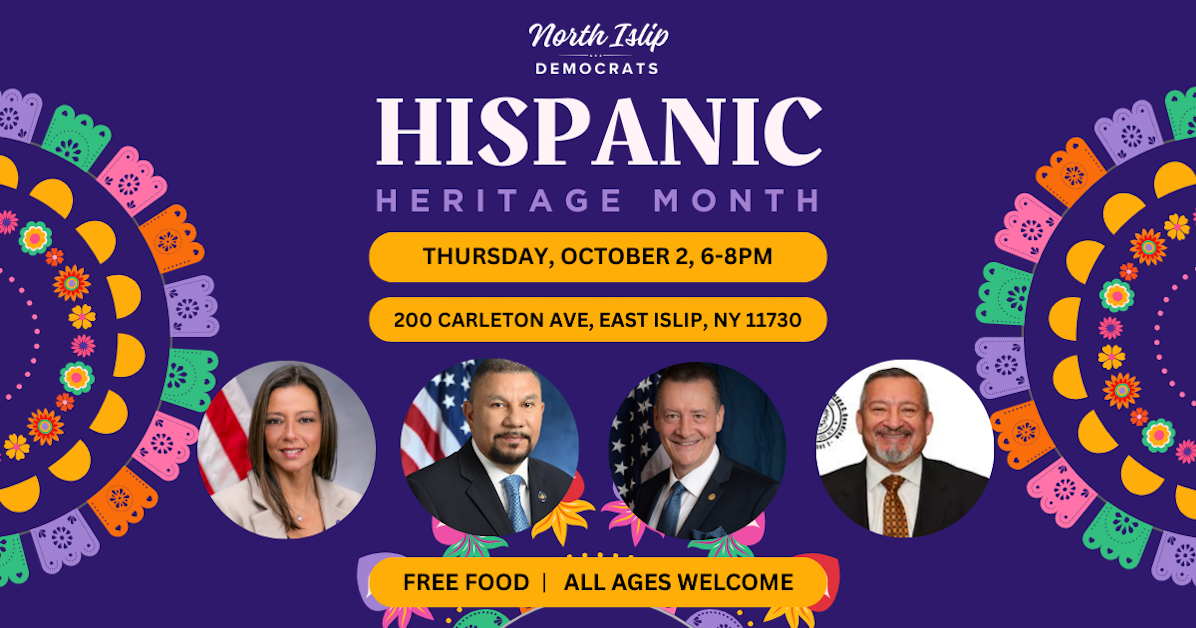 Celebrate Hispanic Heritage Month with the North Islip Democrats · Mobilize