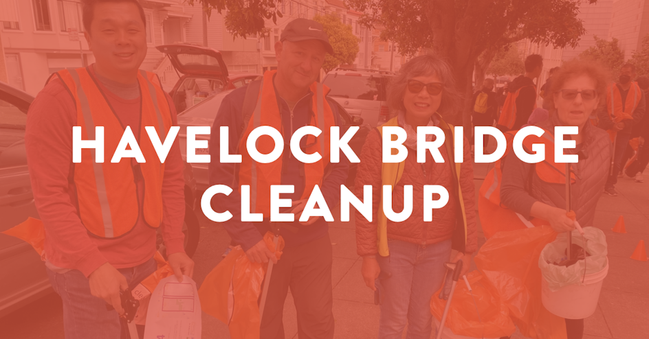 Havelock Bridge Cleanup organized by Together SF