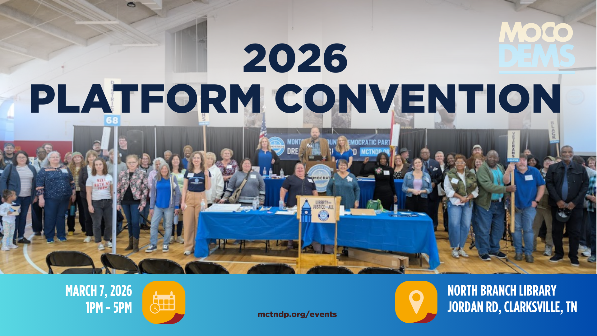 MoCo Dems 2026 Platform Convention