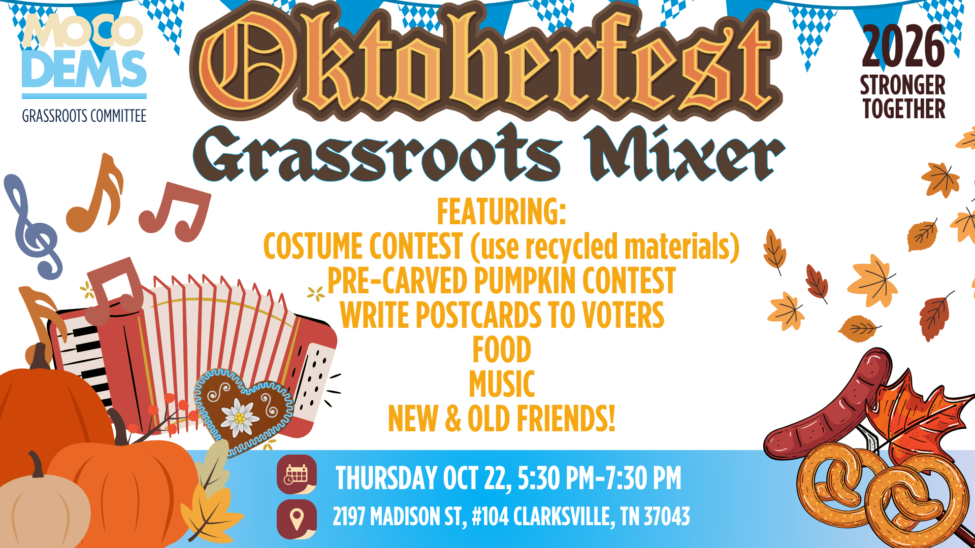 MoCo Dems Oktoberfest Grassroots Mixer