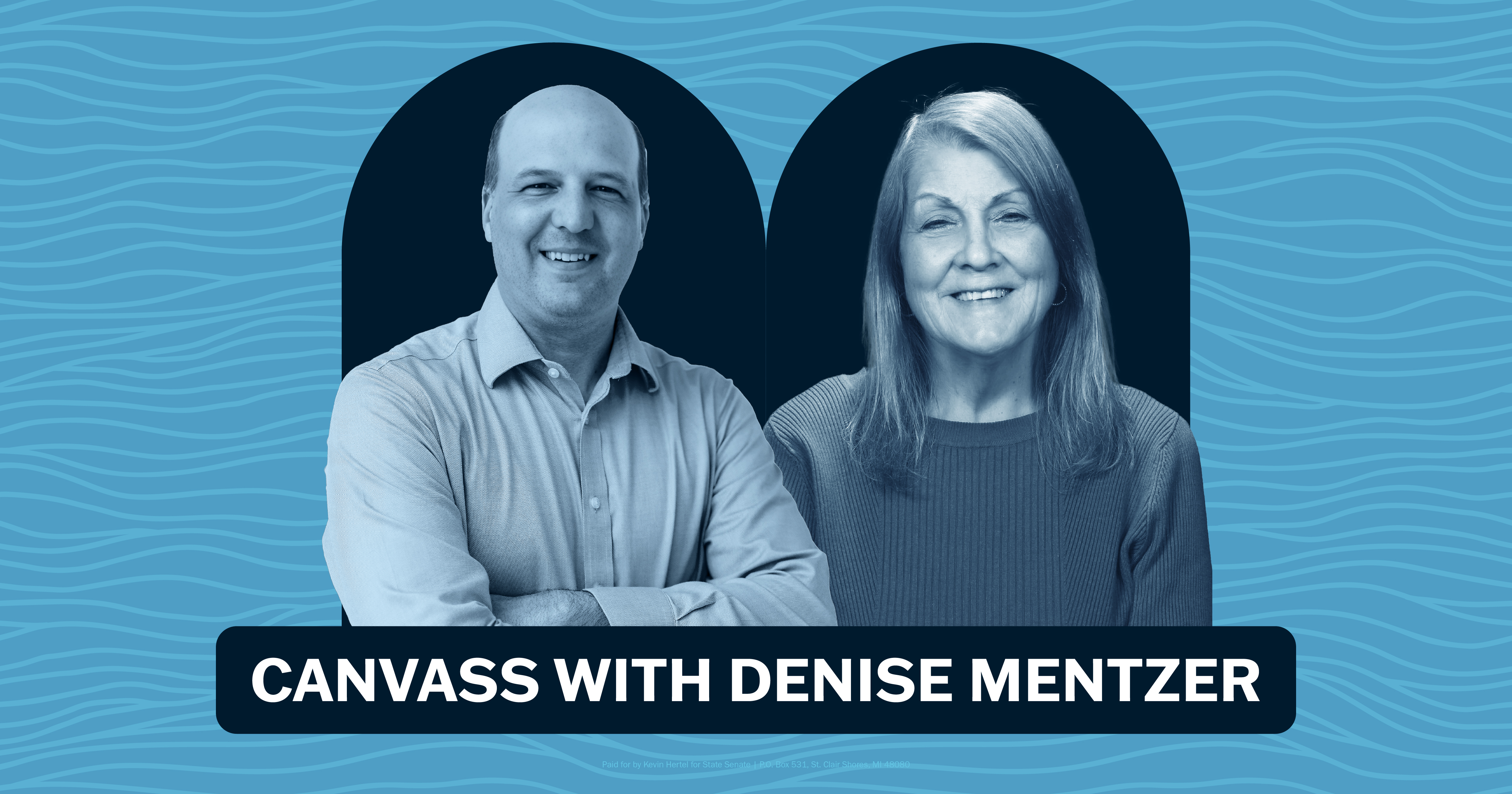 Canvass with Kevin Hertel and Denise Mentzer image