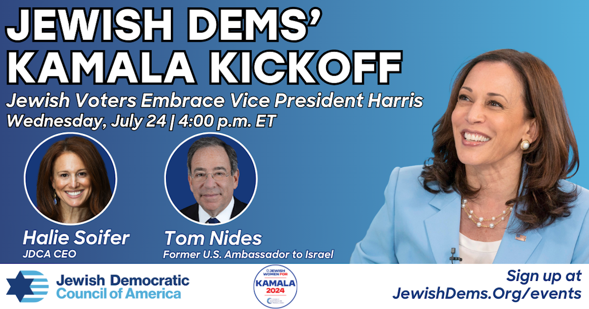 JDCA's Kamala Kickoff: Jewish Voters Embrace Vice President Harris ...