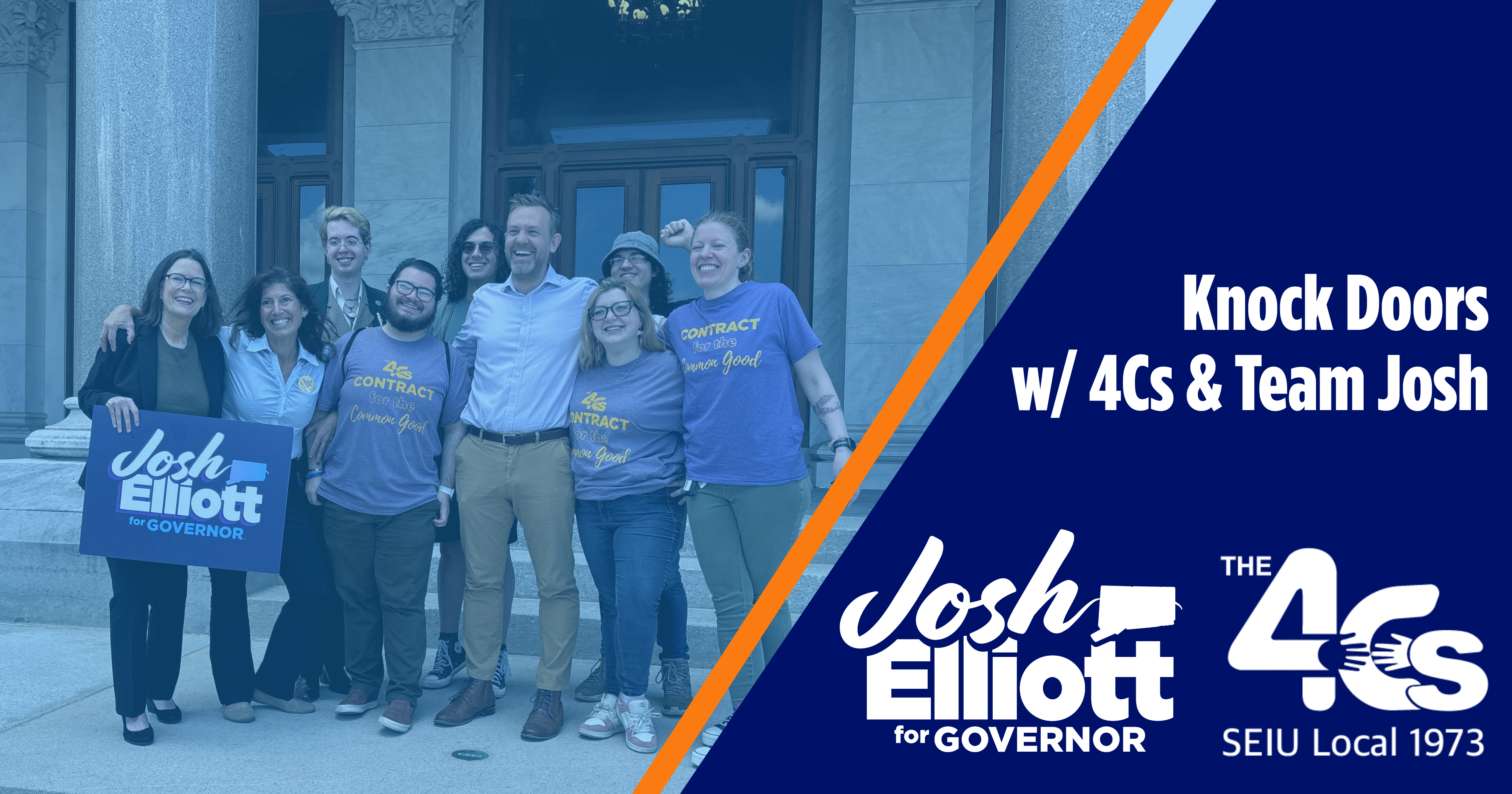 Join the 4Cs to Knock West Hartford for Josh! image