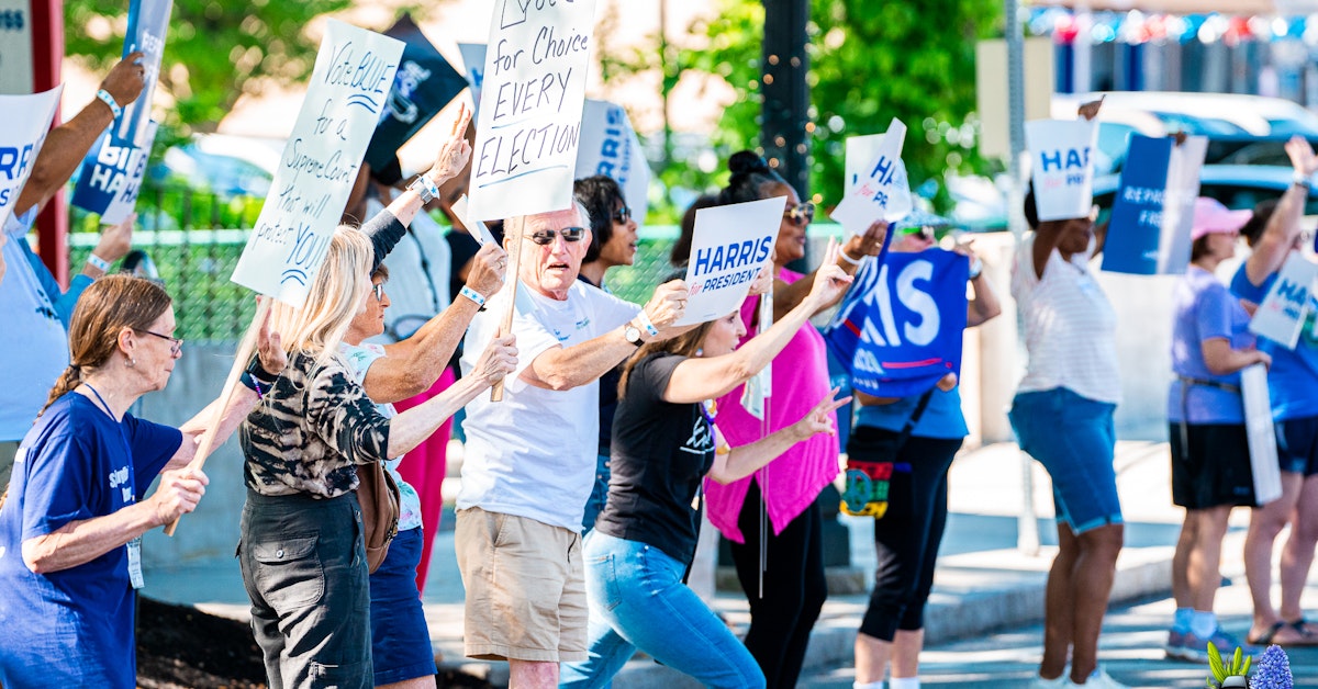 Saturday Morning Sign Rally at MCDC Area 9 Office in Glenside · Mobilize