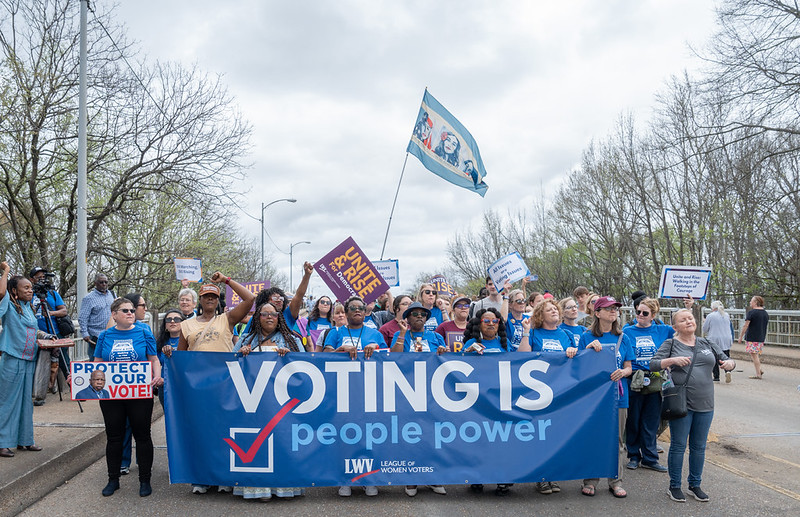 Unite & Rise for Voting Rights Virtual Pep Rally organized by League of Women Voters (LWV)