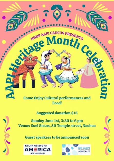 NHDP AAPI Heritage Month Celebration · The NH Democratic Party