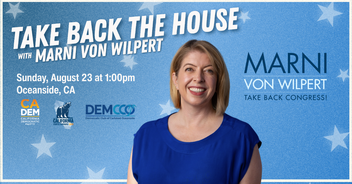 CD-48 Canvass in Oceanside | Take Back the House with DEMCCO · California Democratic Party