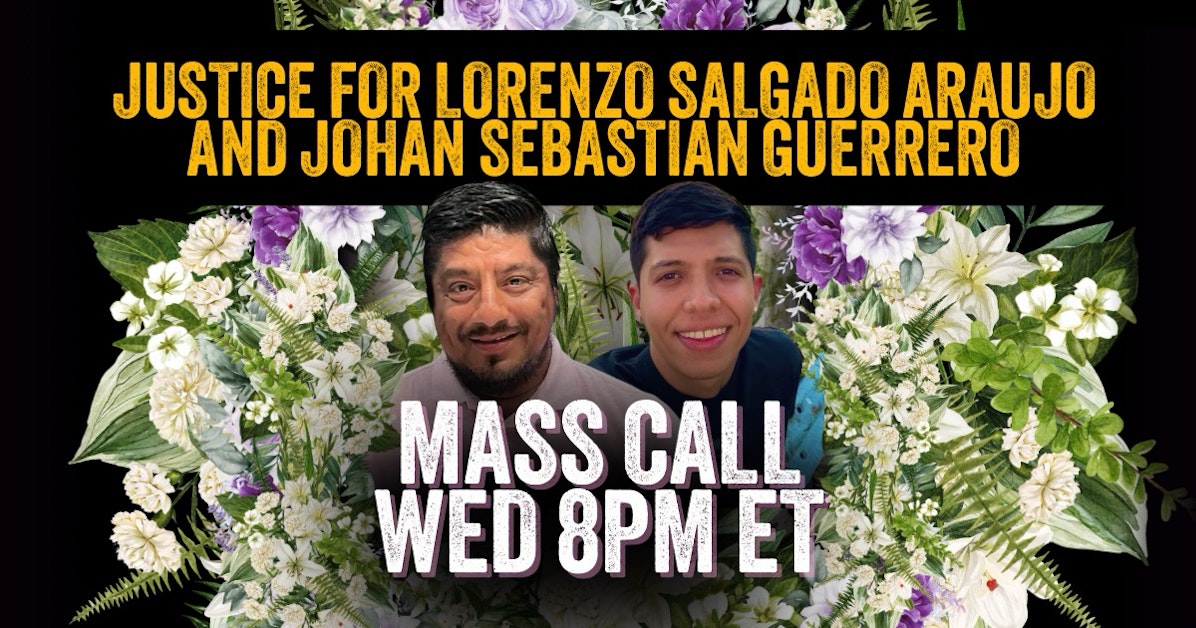 Justice4Lorenzo&Johan: Day of Action & Accountability Movement Call · Disappeared in America