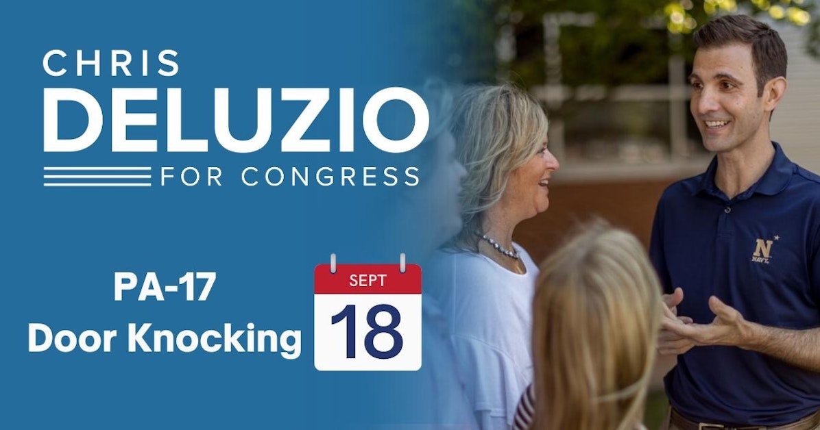 Hold The House Canvass for Chris Deluzio in Scott Township · Mobilize