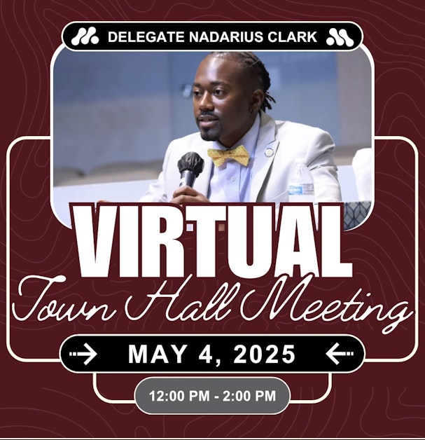Delegate Clark Town Hall with Delegate Clark of the 84th District · Nadarius Clark for ...