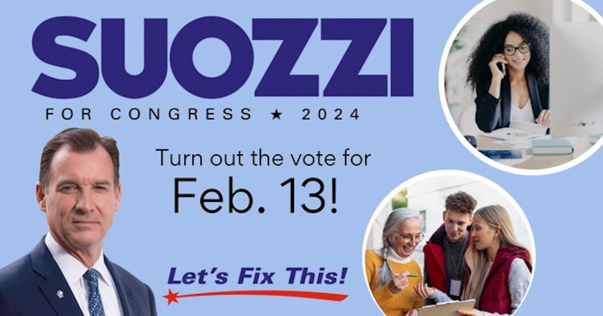 Suozzi for Congress Volunteer Interest Form! · Tom Suozzi for Congress