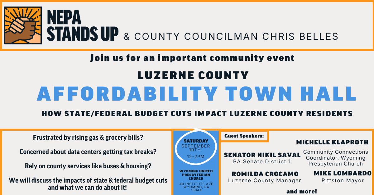 Luzerne County Community Affordability Town Hall