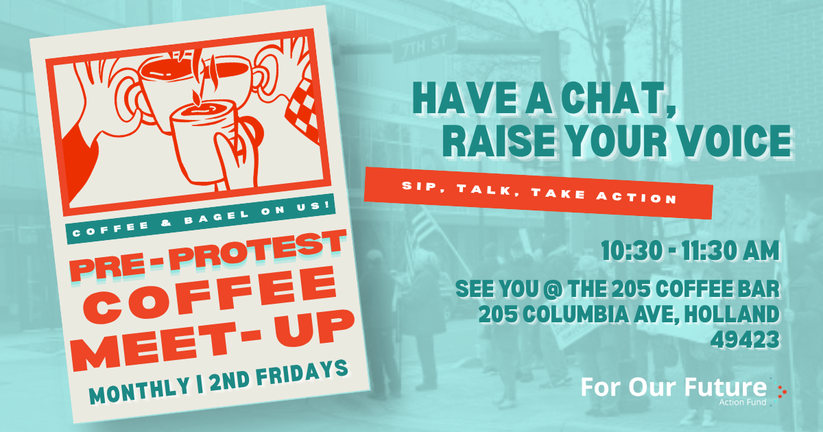 Pre-Protest Coffee Meet-Up