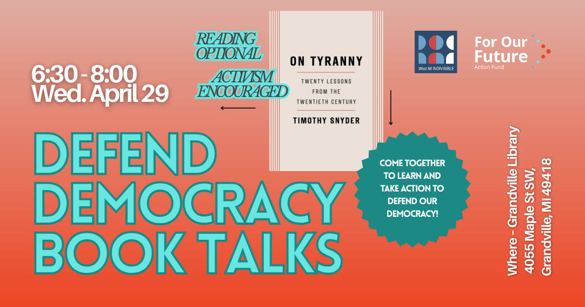 Defend Democracy Book Talk