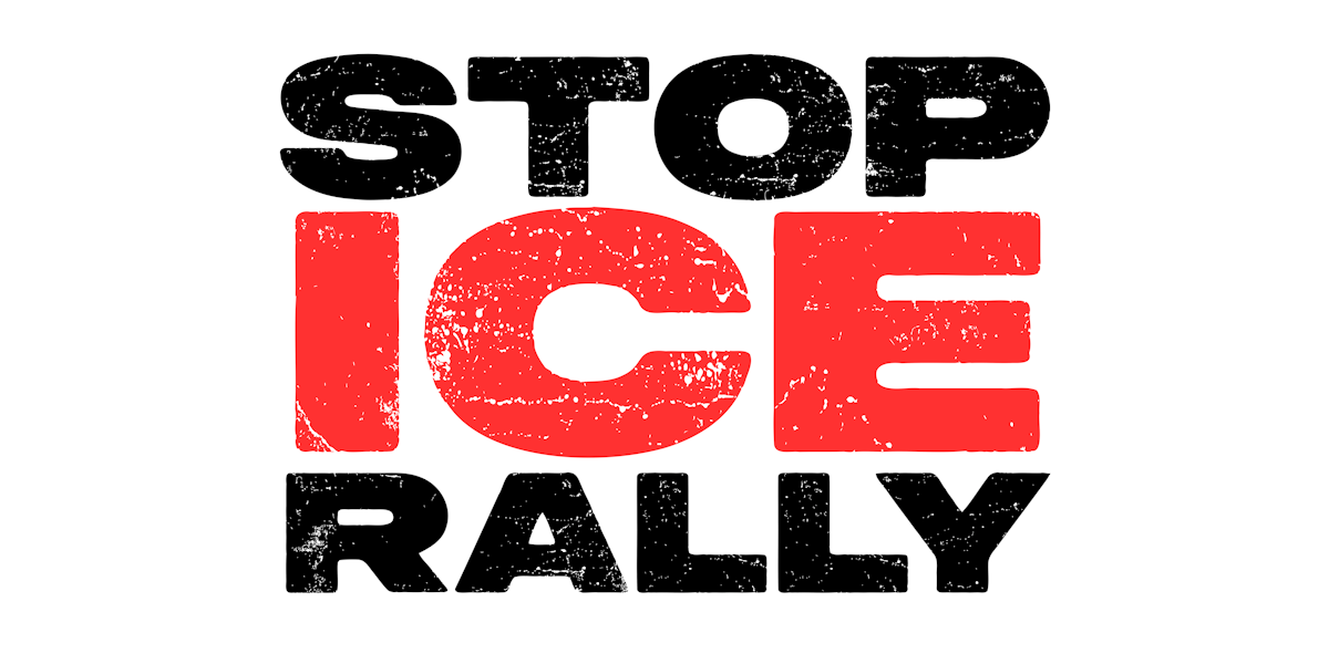 Stop ICE Rally · Talarico for Texas