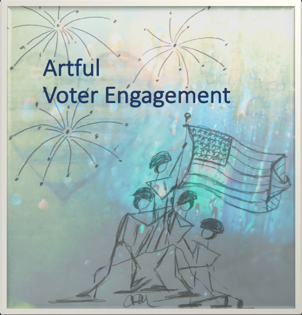 Artful Voter Engagement A Virtual Letter Writing Party With A Creative Twist The Hub The Go To For Democratic Activism