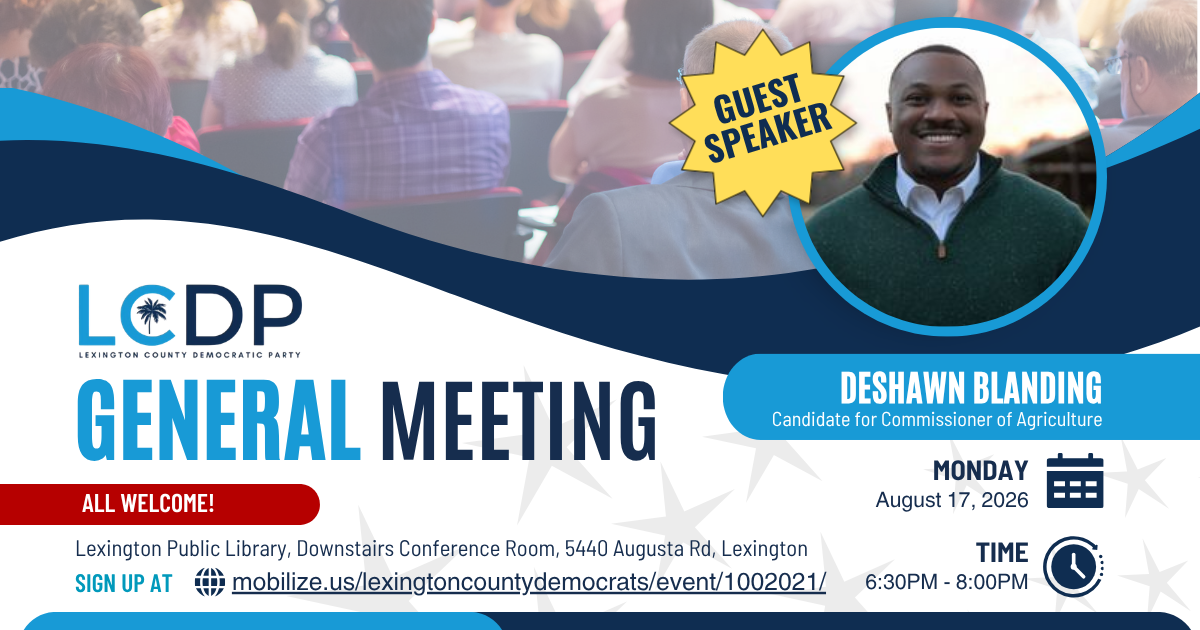 LCDP - General Monthly Meeting featuring DeShawn Blanding image