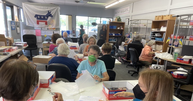 Senior Caucus Sponsored - August 4th Lit Packing Party · Sarasota County Democratic Party