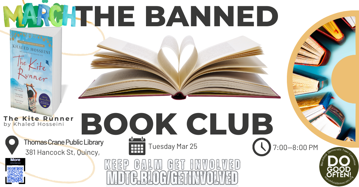 North Quincy Banned Books Club March meeting image