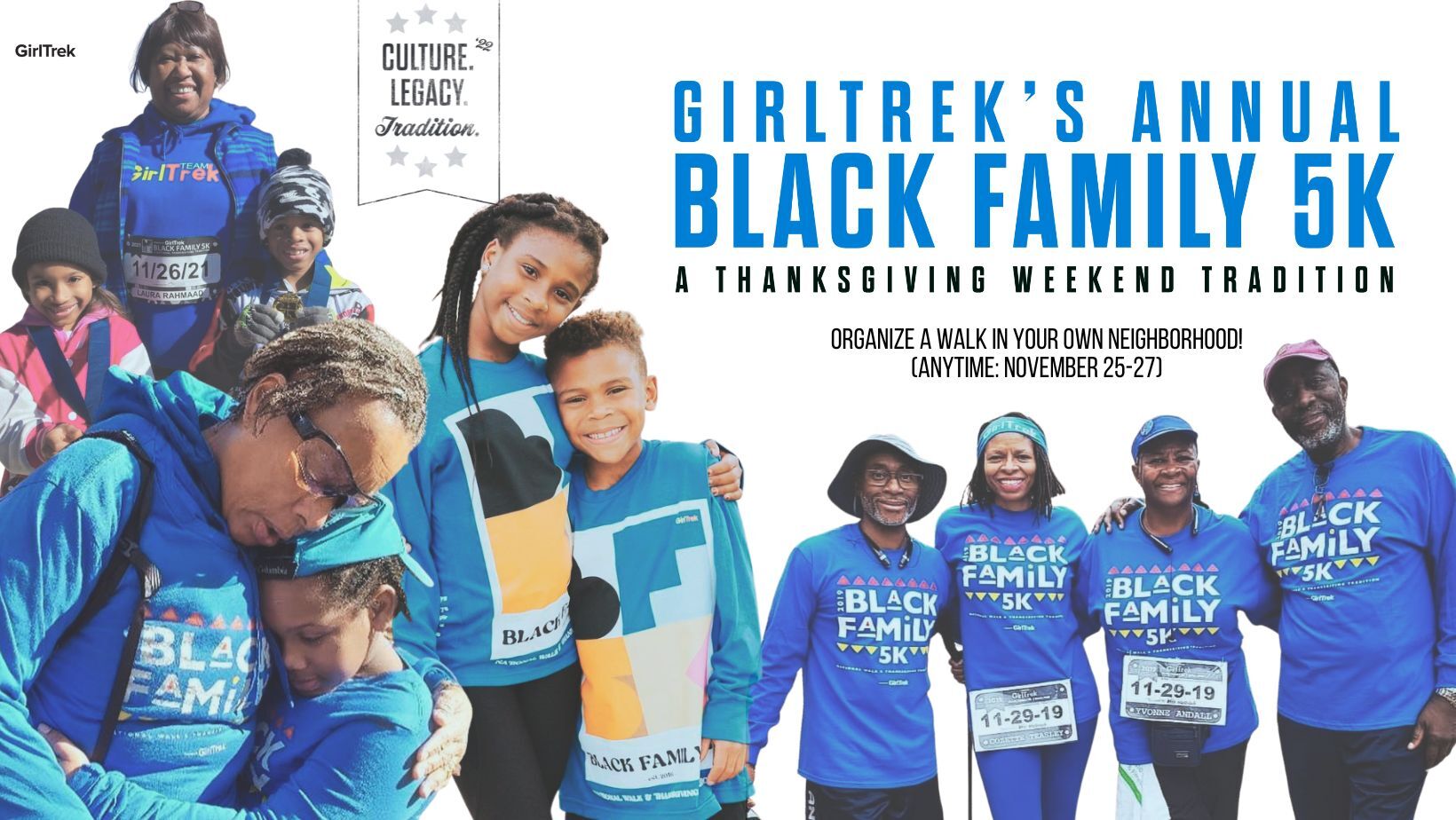 Host a Black Family 5K - GirlTrek organized by GirlTrek