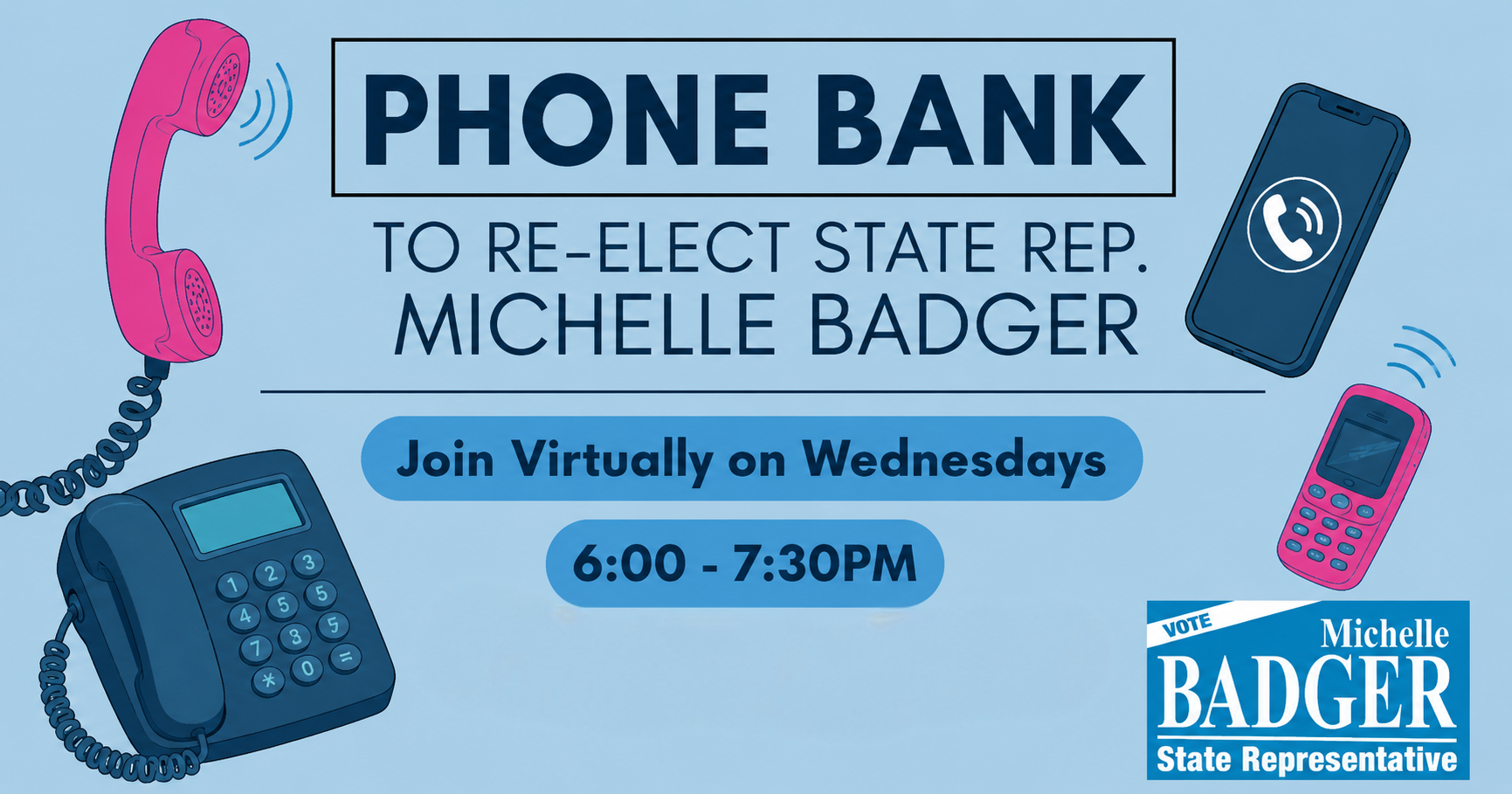 Phone Bank for Team Badger image