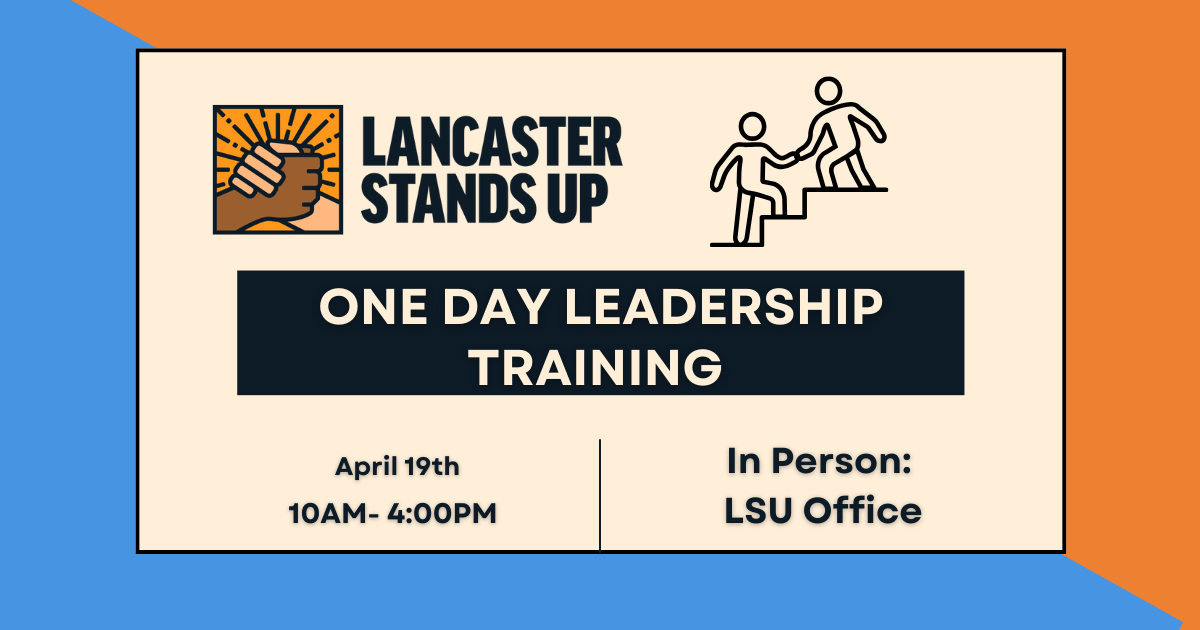 Lancaster Stands Up | One Day Leadership Training!