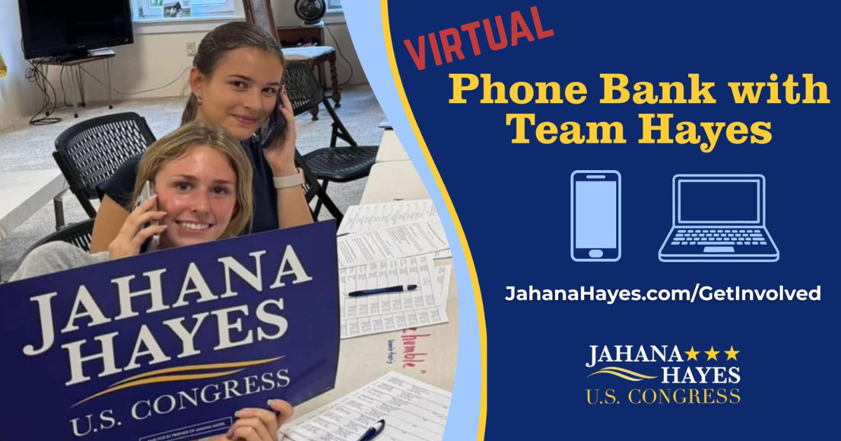 Call from Home for Jahana Hayes image