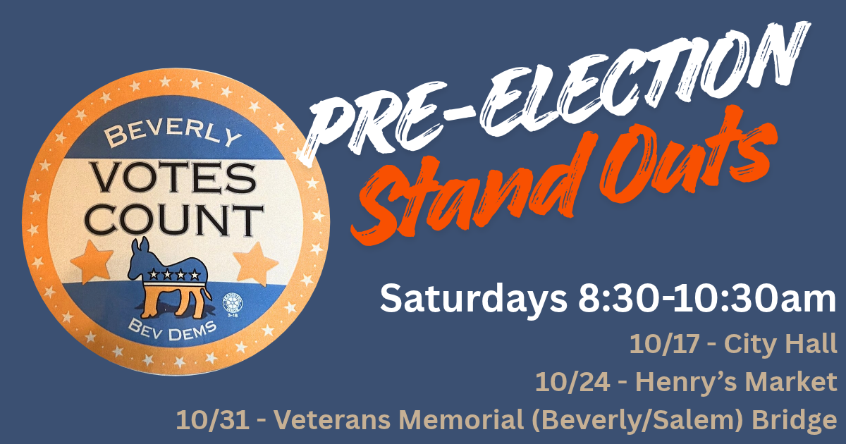 Beverly Democrats Stand Out image