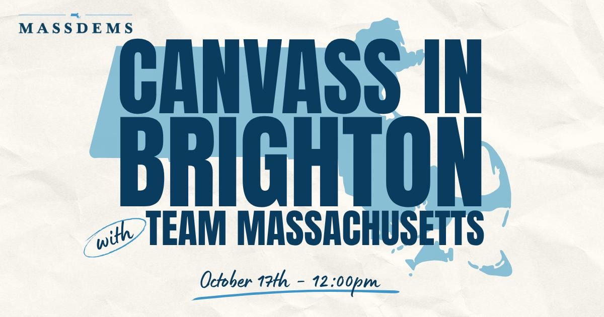 Canvass in Brighton with Team Massachusetts image