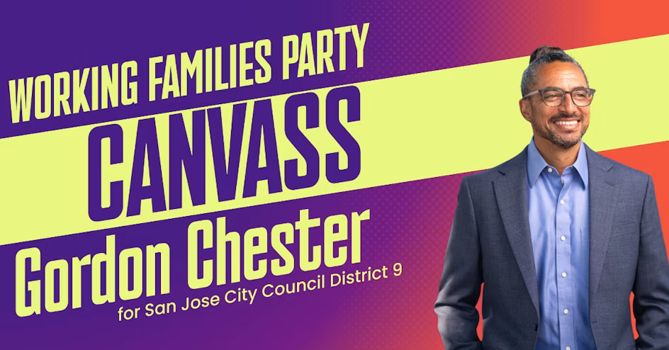 Canvass for Gordon Chester San Jose City Council District 9 image