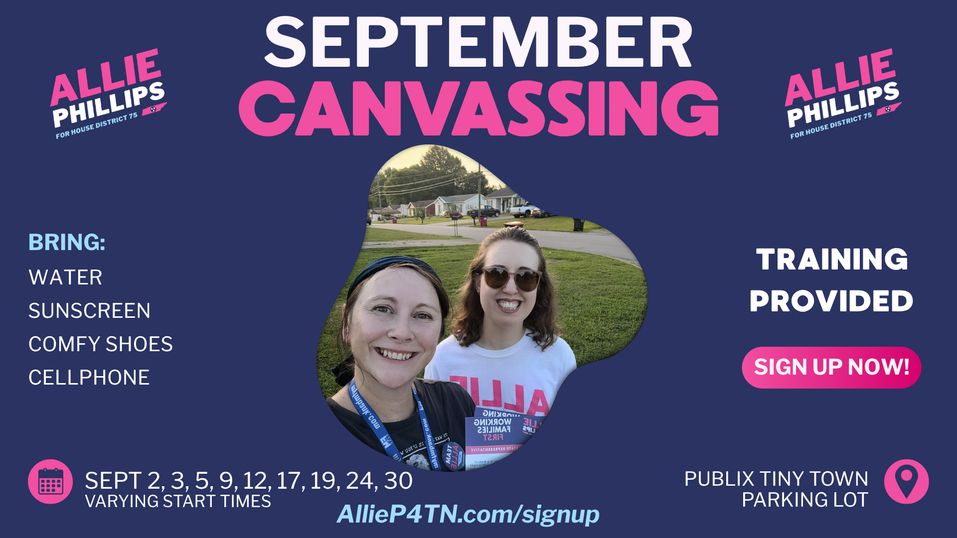 Team Allie September Canvassing