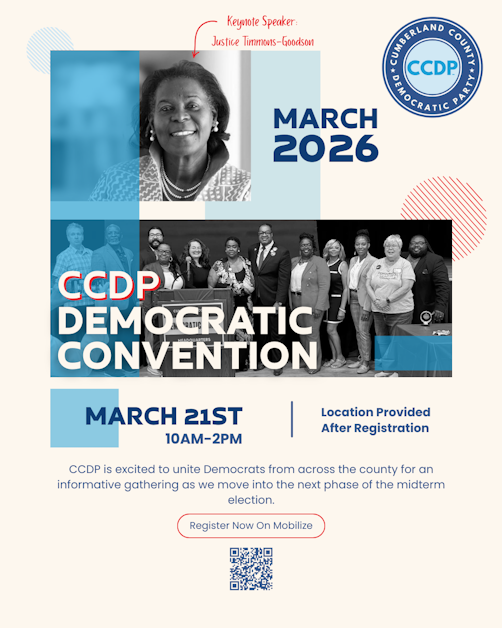 CCDP 2026 County Convention · Cumberland County Democratic Party