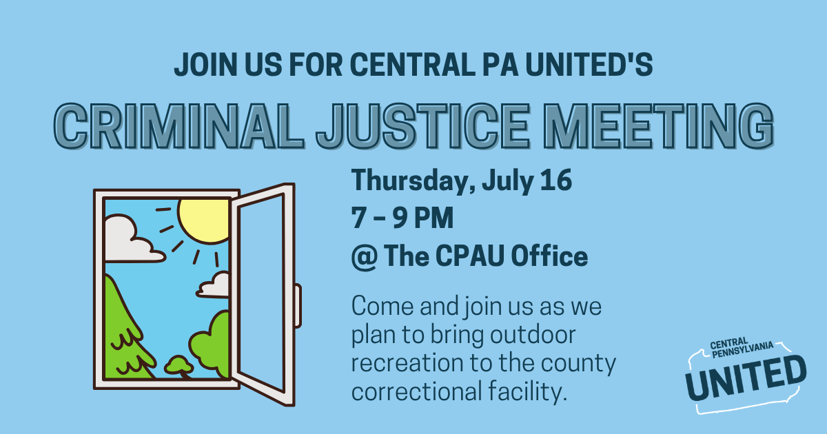 CPAU Criminal Justice Meeting