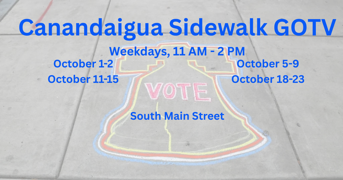 Voter Information Tabling in Canandaigua image