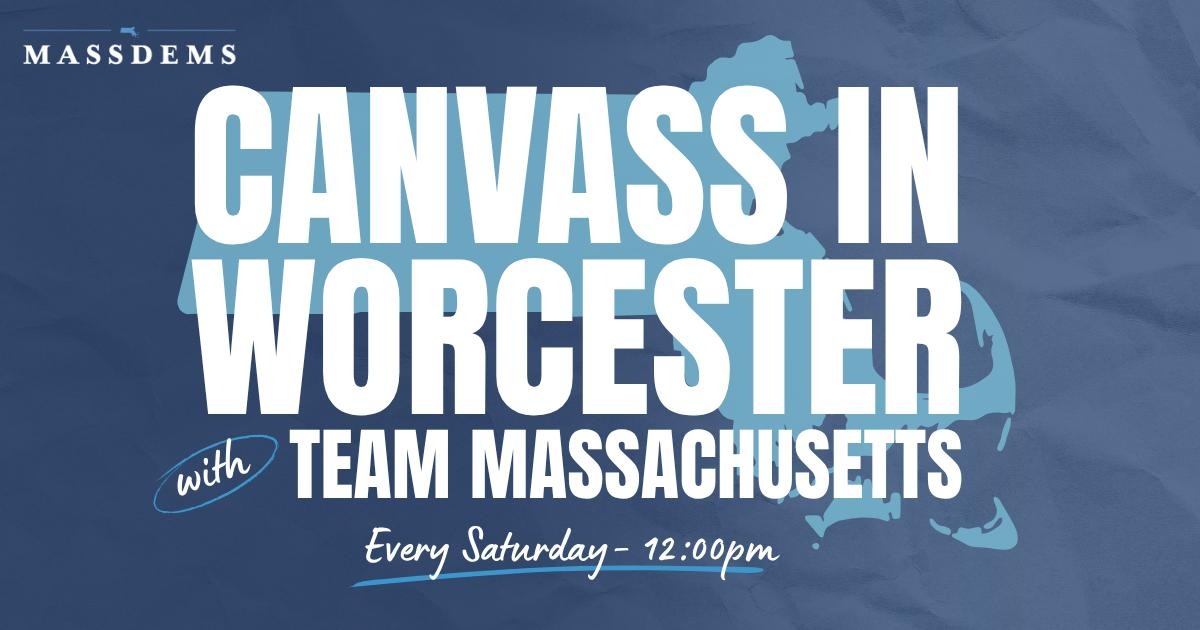 Team Massachusetts Canvass in Worcester image