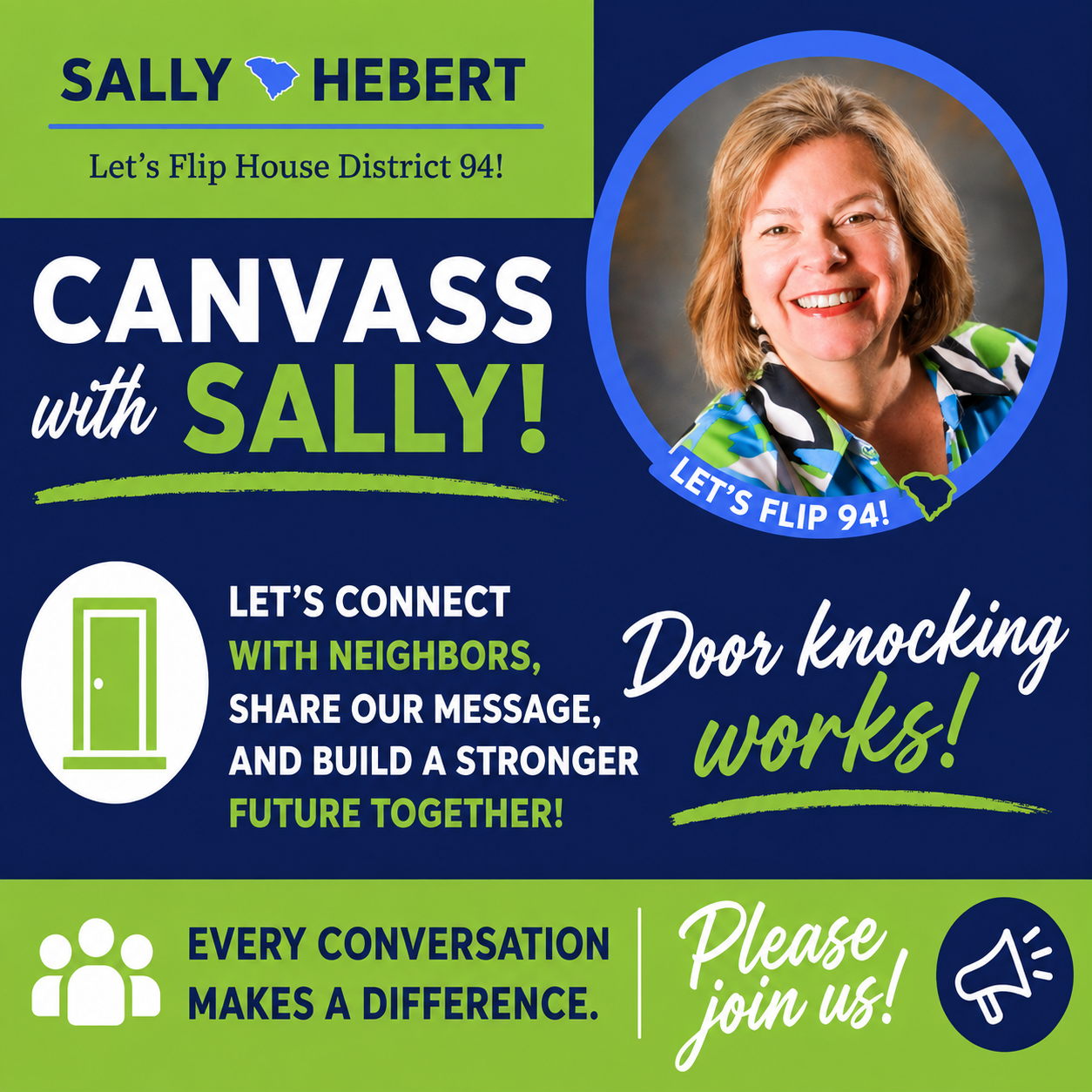 Dorchester County Door Canvassing with Sally