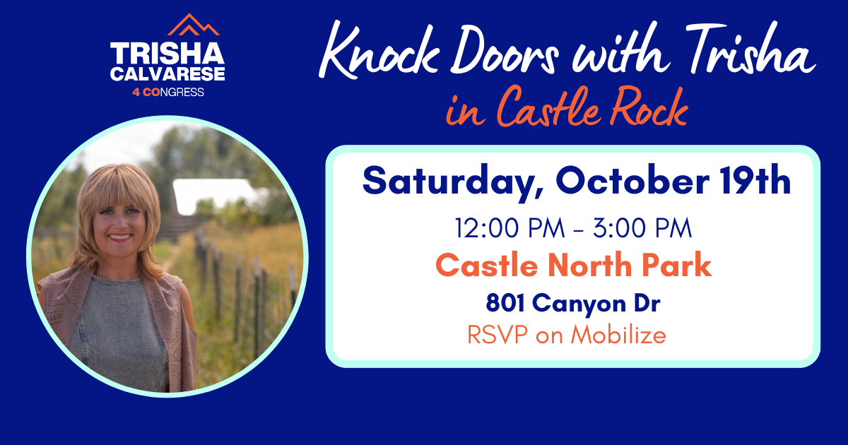 Knock Doors with Trisha in Castle Rock image