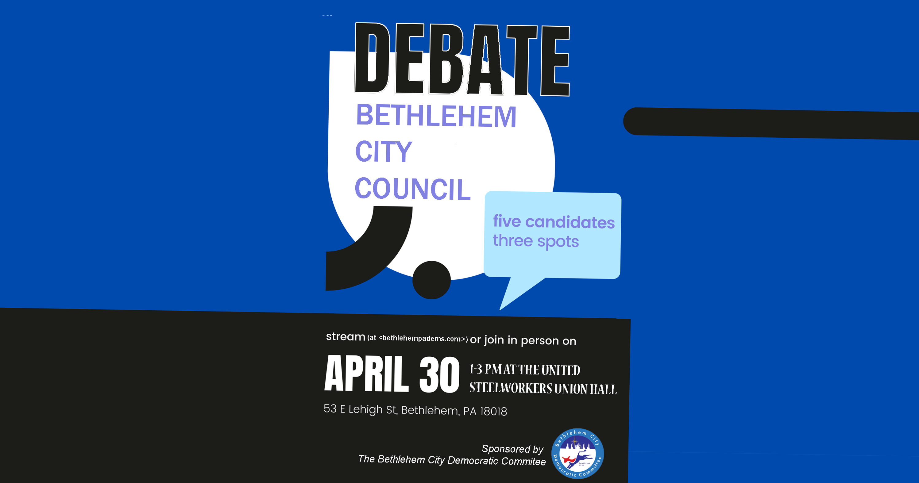 Bethlehem City Council 2023 Primary Debate · PA Democratic Party