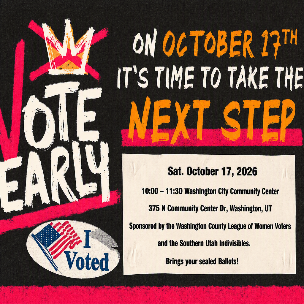 NO KINGS / VOTE EARLY