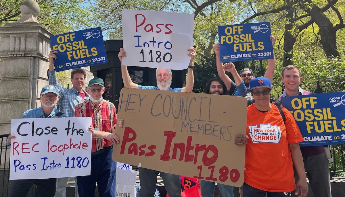 New York, NY: Local Law 97/Intro 1180 Petition Delivery to Council Member Keith Powers