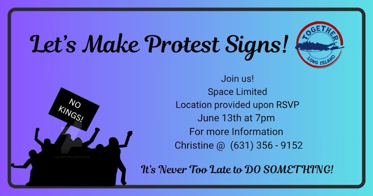 Protest Sign Making · Mobilize