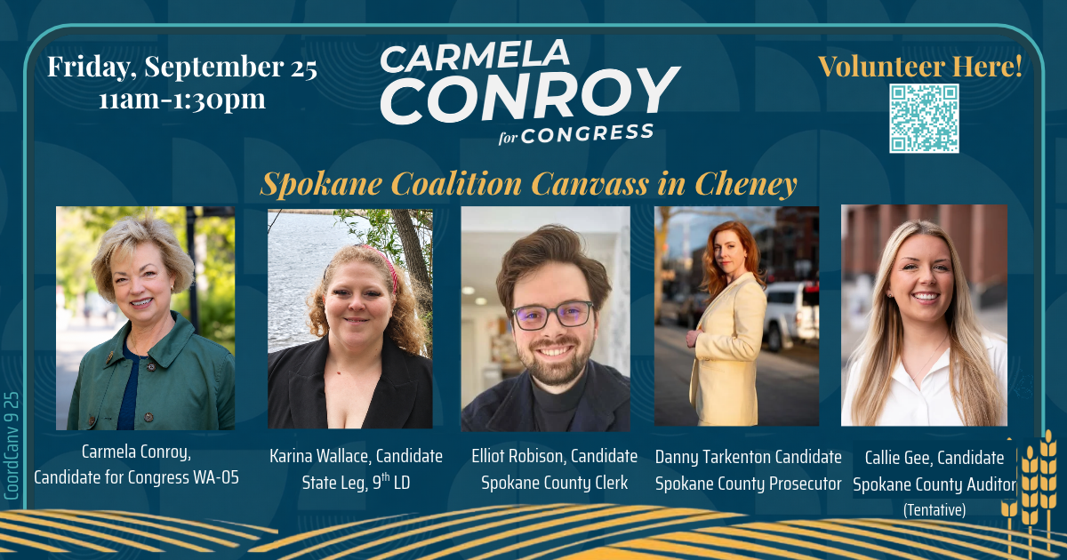Spokane Coalition Canvass in Cheney