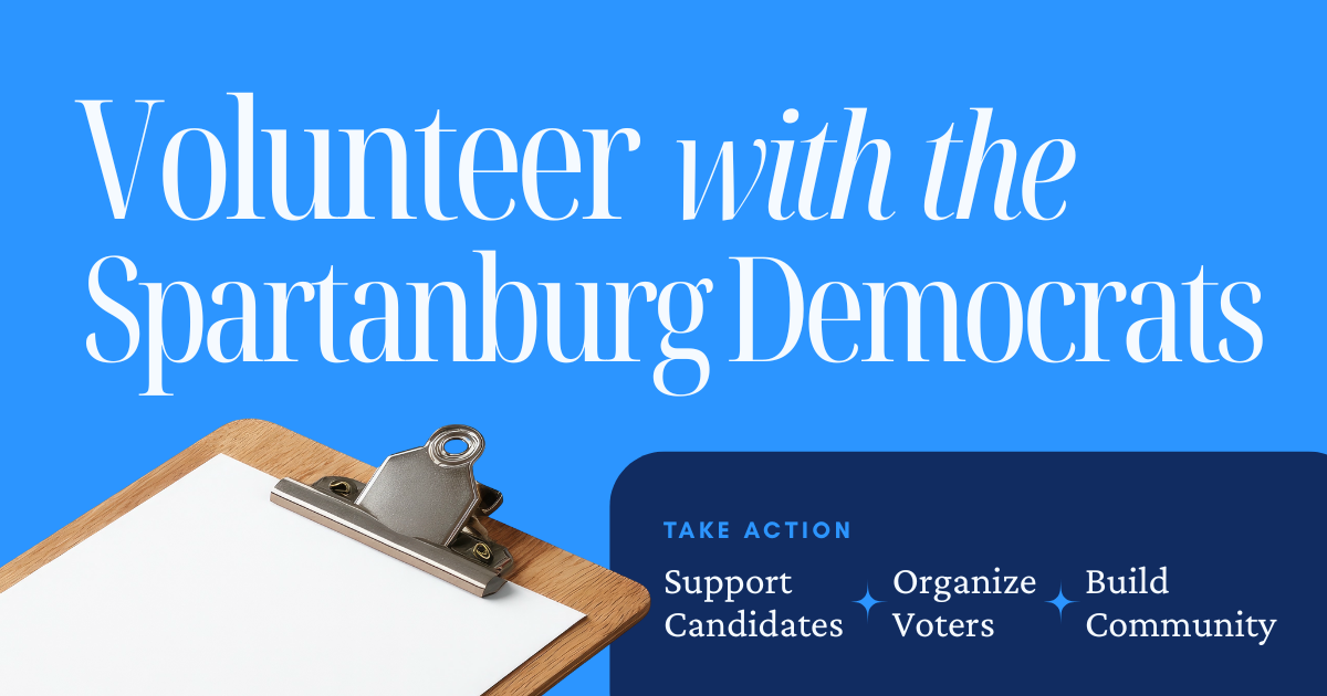 Volunteer with the Spartanburg County Democratic Party image