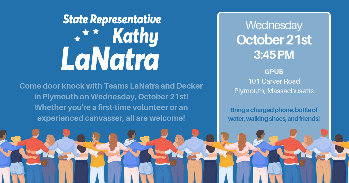 Door knock with Teams LaNatra and Decker in Plymouth! image